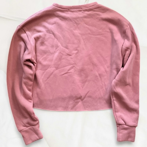 Soft cozy casual cropped sweater size L - Picture 4 of 5